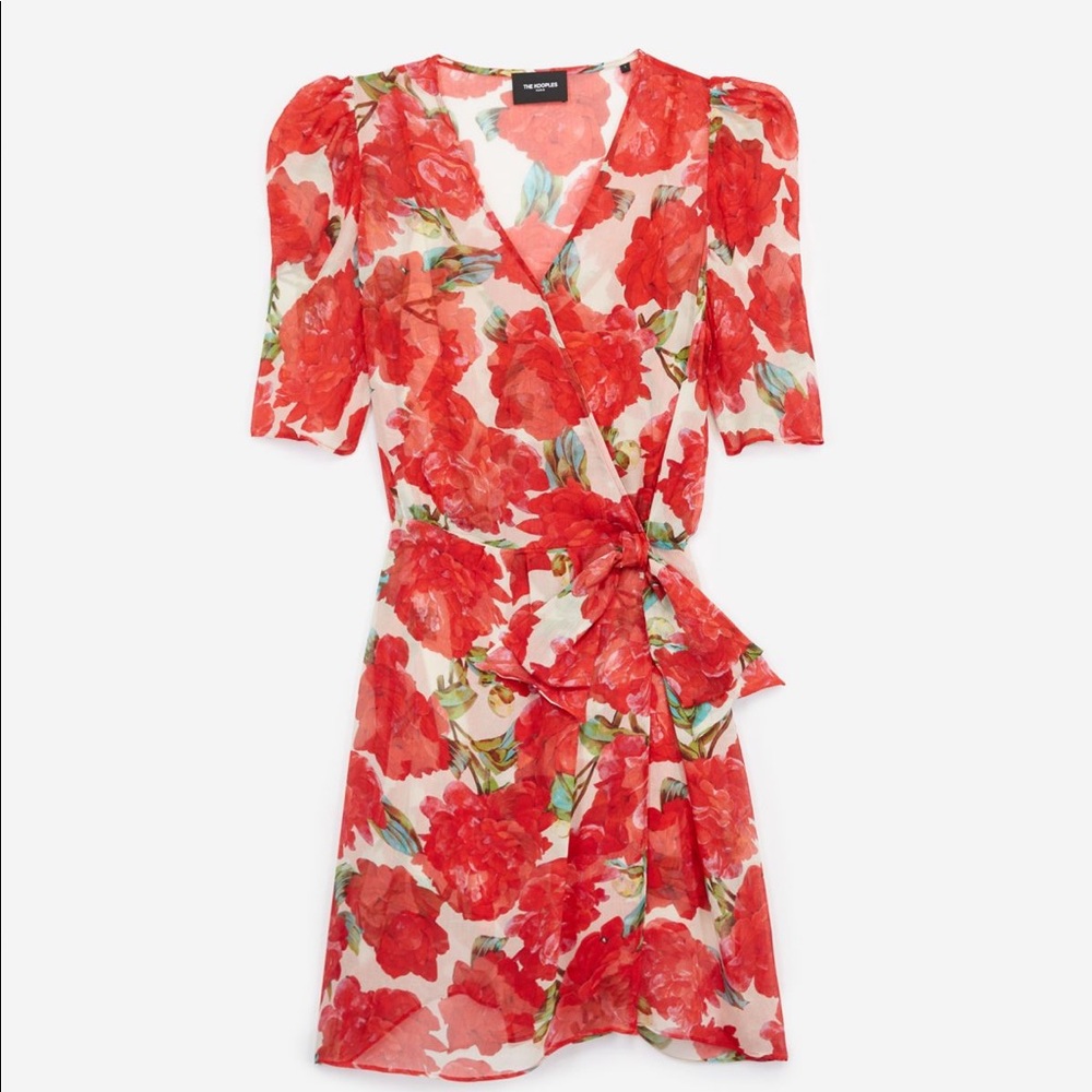 Kooples short wrap dress